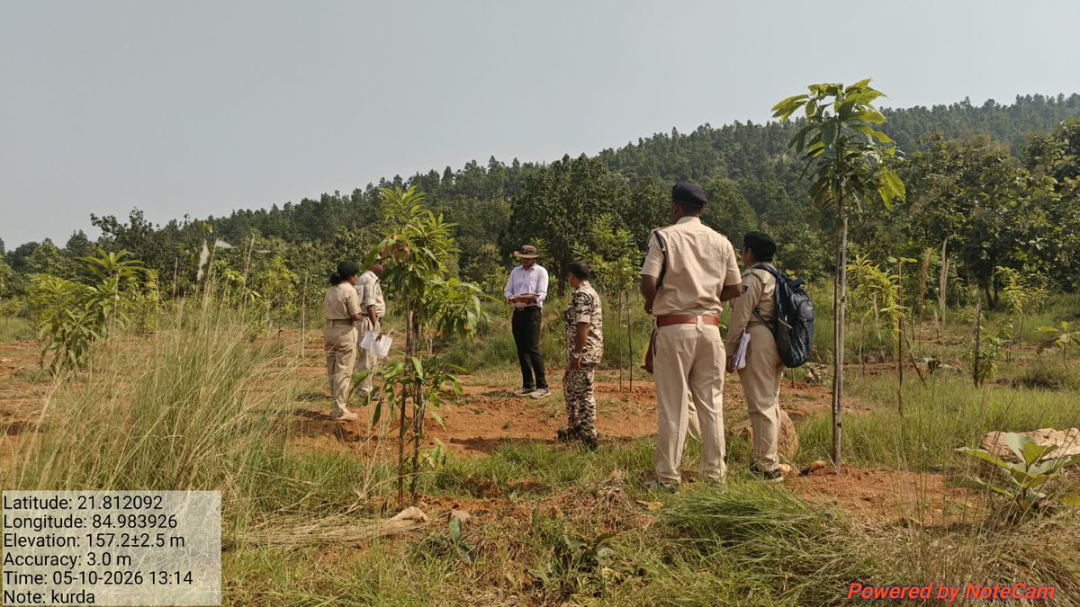 DfoBonai's tweet photo. 🌱Growing Today for a Greener Tomorrow, a field inspection of 2 Nos. of 2nd-year UTP #plantations, covering 1,000 + 1,000 seedlings were carried out at Singardei DPF in presence of ACF &amp; RO Banaigada🌳 
@ForestDeptt
@pccfodisha
@RourkelaRccf 
@moefcc
@Yash81848406 https://t.co/fFmLpAgZxq