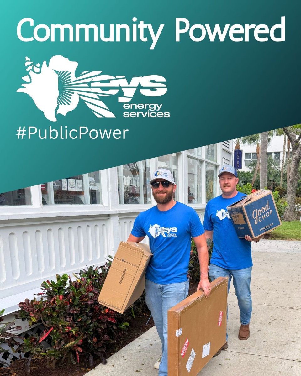 KeysEnergy's tweet photo. Public Power Week kicked off yesterday! KEYS is celebrating alongside approximately 2,000 other community-powered, not-for-profit electric utilities providing reliable electricity to 55 million Americans across 49 states and five U.S. territories. #PublicPower https://t.co/xxZMPeZ1lJ