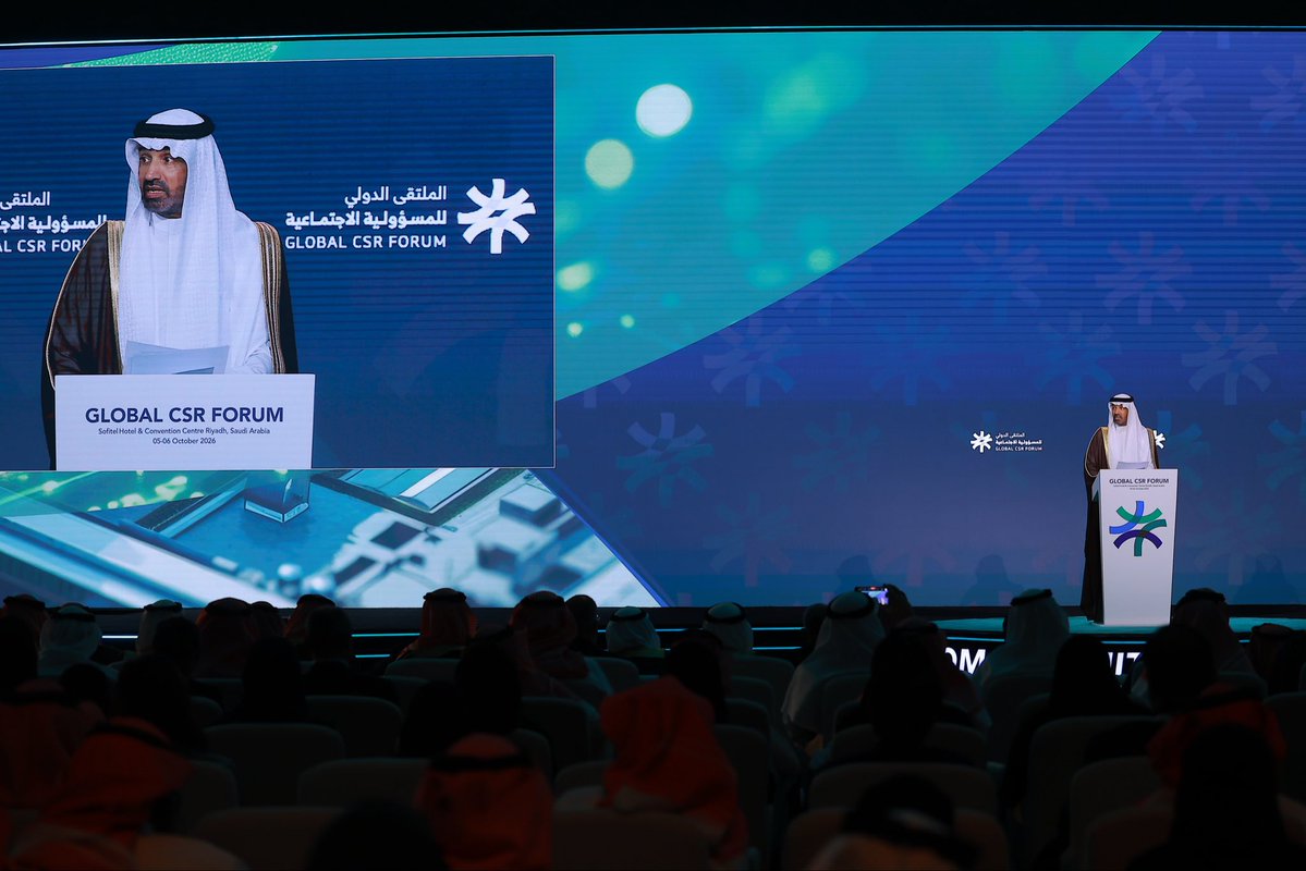 Ahmed_S_Alrajhi's tweet photo. إيمانًا بأهمية الشراكات في تعزيز الأثر التنموي، دشّنا اليوم أعمال #الملتقى_الدولي_للمسؤولية_الاجتماعية 2026 في الرياض، بمشاركة قيادات وخبراء من  مختلف دول العالم؛ لتبادل الخبرات والتجارب، واستكشاف الفرص، وبناء شراكات نوعية تسهم في تعظيم أثر المسؤولية الاجتماعية واستدامته.

#من_الالتزام_إلى_التأثير
