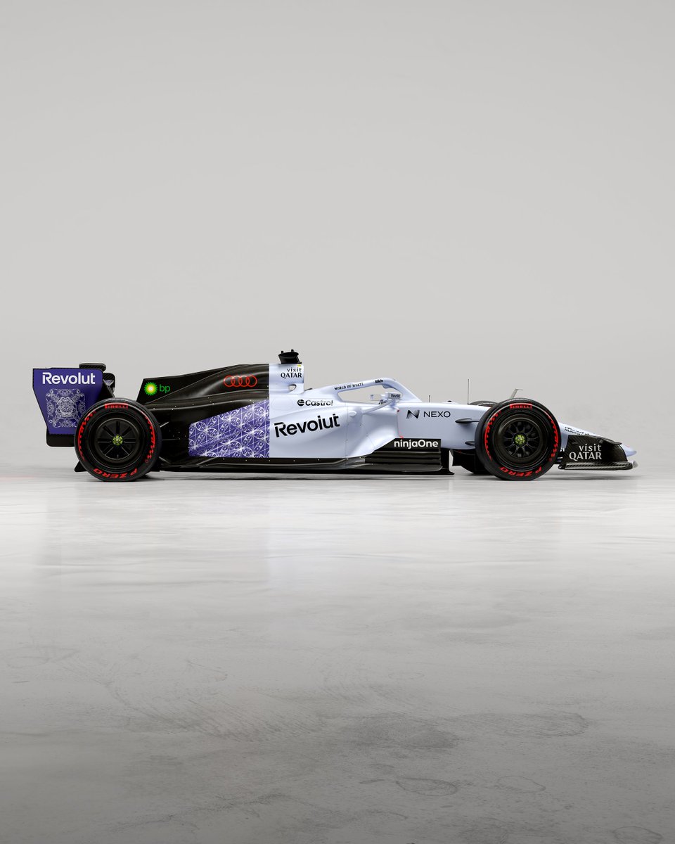F1's tweet photo. Taking a closer look at Audi's special livery design for Singapore! 👀

What do you think of the new splash of colour? 🎨

#F1 #SingaporeGP @audif1_ https://t.co/mTPl0icAam