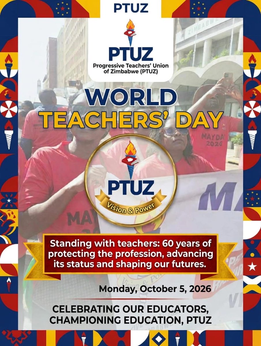 RMajongwe's tweet photo. Today is a very important day.Zimbabweans should celebrate and salute their hard working teachers. Gvt has made no statement about this important day. @TorerayiMoyo @Mavhure @Jamwanda2 @ProgressiveOf @edmnangagwa @ZiFMStereoNews @MachenjeraP @StarfmZimbabwe https://t.co/b9AeaAWPyl