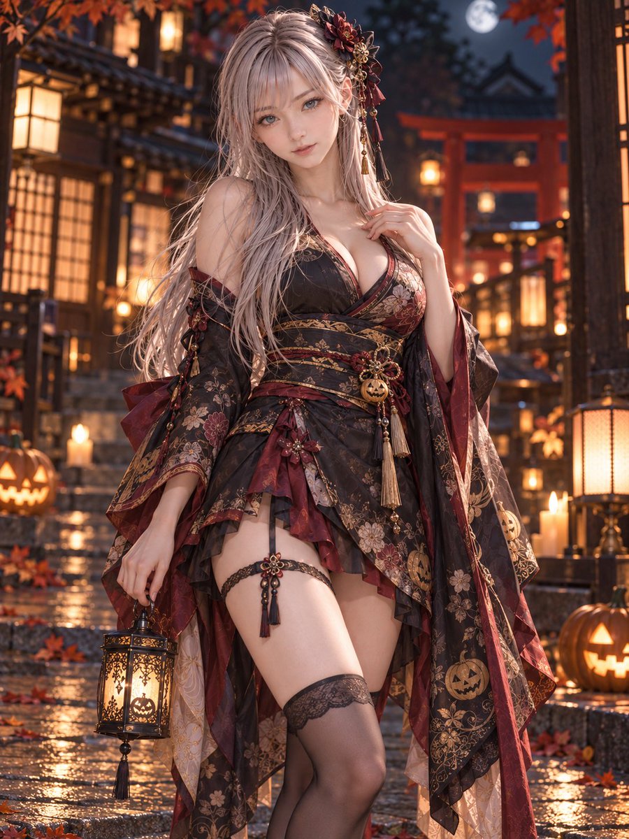 ekkuruya's tweet photo. 和風ハロウィンいいですね
#広がれ和風ハロウィンリレー https://t.co/V4y4xmNdHm