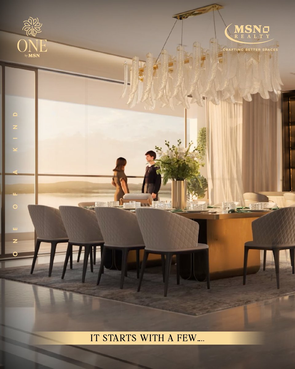 msnrealty's tweet photo. It starts with a few... then you bring someone... and suddenly, it becomes a celebration.

At ONE by MSN, every space is designed for the moments that matter from intimate dinners and meaningful conversations to evenings shared with friends and grand celebrations.

[MSN Realty, ONE by MSN, Luxury Living, Luxury Lifestyle, Real Estate, Hyderabad Real Estate, Luxury Homes, Luxury Apartments in Neopolis, 4BHK Luxury Apartments]