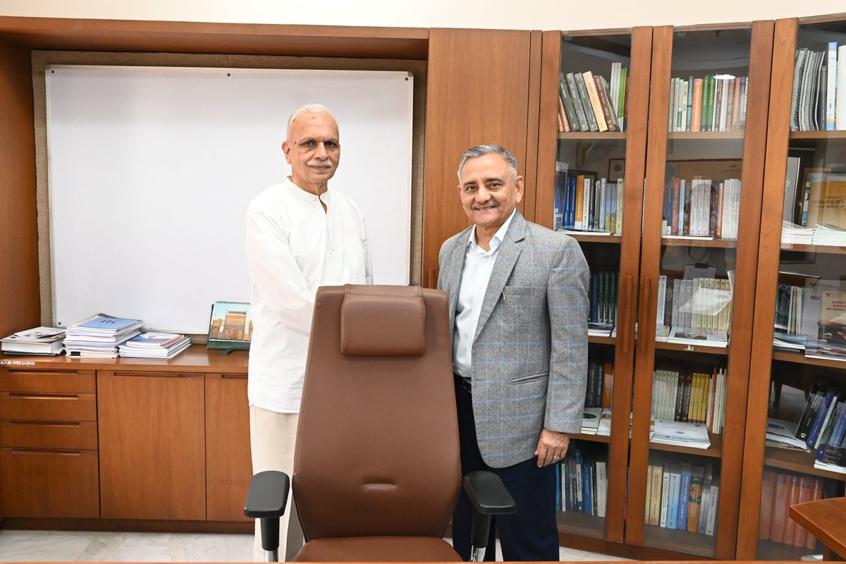 vifindia's tweet photo. VIF extends a warm welcome to Gen. Anil Chauhan as he assumes charge as Director of the Vivekananda International Foundation (VIF).

As VIF begins a new chapter under Gen. Chauhan’s leadership, we also acknowledge with sincere gratitude the distinguished tenure of Dr. Arvind Gupta and his valuable contributions to the Foundation.

India’s second Chief of Defence Staff and former Director General Military Operations, Gen. Chauhan is widely regarded as a distinguished strategic thinker and defence scholar. His extensive experience in national security, defence policy, geopolitics and military transformation will further strengthen VIF’s research and strategic dialogue.

We look forward to this new chapter of institutional excellence and strategic engagement under Gen. Chauhan’s leadership and wish him every success in his new role.