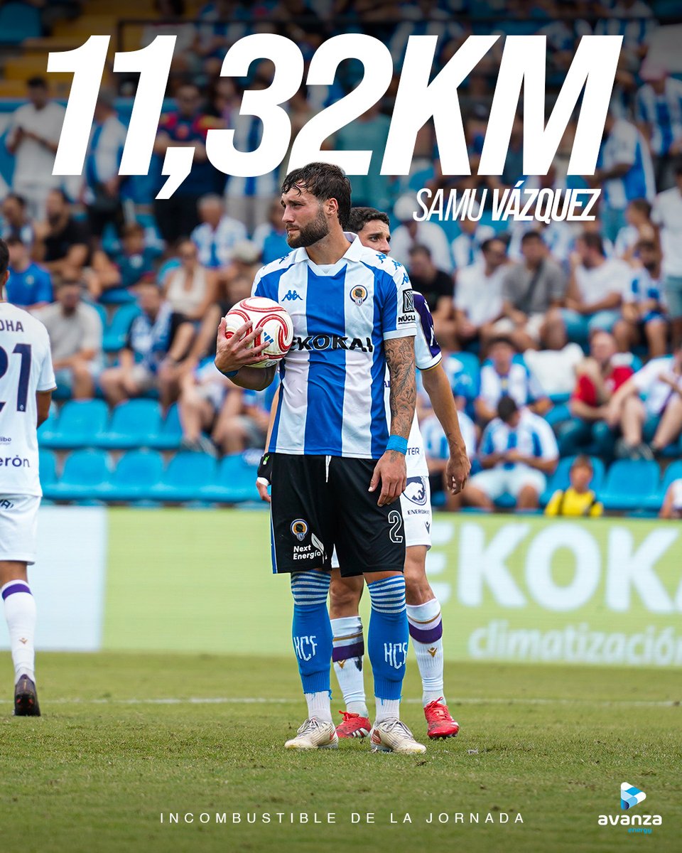 cfhercules's tweet photo. 🏃‍♂️ 𝗘𝗹 𝗶𝗻𝗰𝗼𝗺𝗯𝘂𝘀𝘁𝗶𝗯𝗹𝗲 𝗱𝗲 𝗹𝗮 𝗷𝗼𝗿𝗻𝗮𝗱𝗮, ofrecidos por cortesía de AVANZA ENERGY.

🔢 Datos ofrecidos gracias al trabajo de @ubikosports cada jornada.

💙 #MachoHércules 🤍 https://t.co/Rdj5GazV2m