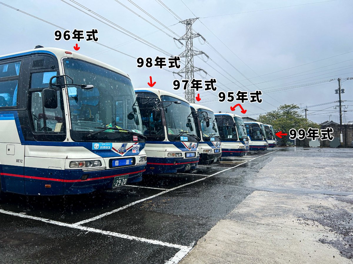 kenei_bus07's tweet photo. 県営バスでは90年代のエアロバスがほぼ毎日稼働しています👀
更にはセレガR、初代ガーラ、ネオロイヤルなどが在籍しておりバリエーションが豊富。 https://t.co/TOZr6FmznY