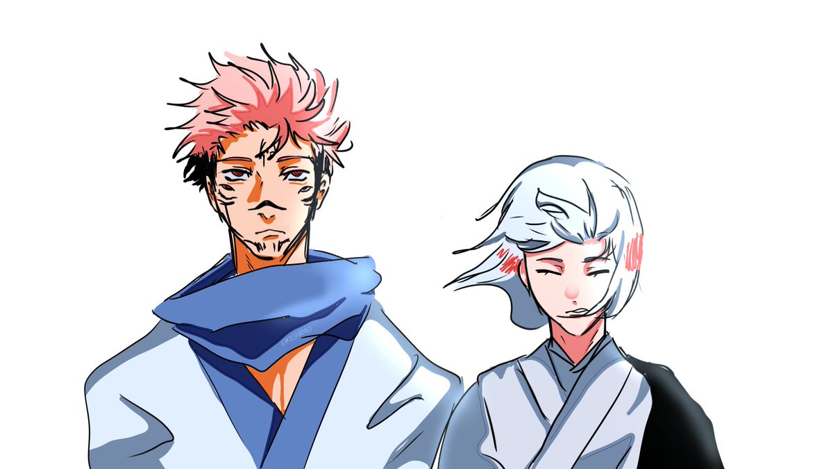 Veala2909_ReAl's tweet photo. Not a single thoughts in mind(doodles) #Sukuna #Uraume #jjk https://t.co/qGKs7cQJ78