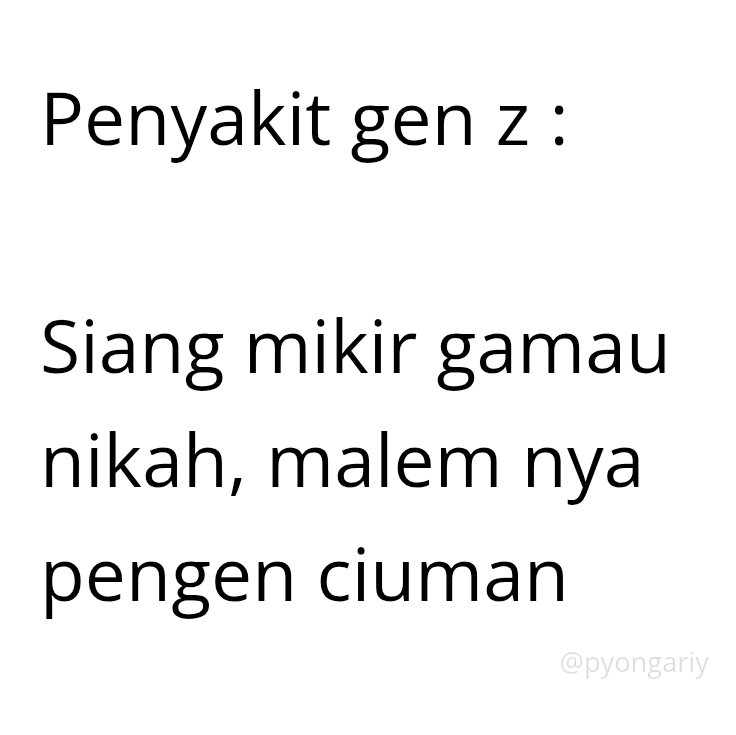 pyongariy's tweet photo. Ciuman aja bole kan https://t.co/CjyJF1Nb9R
