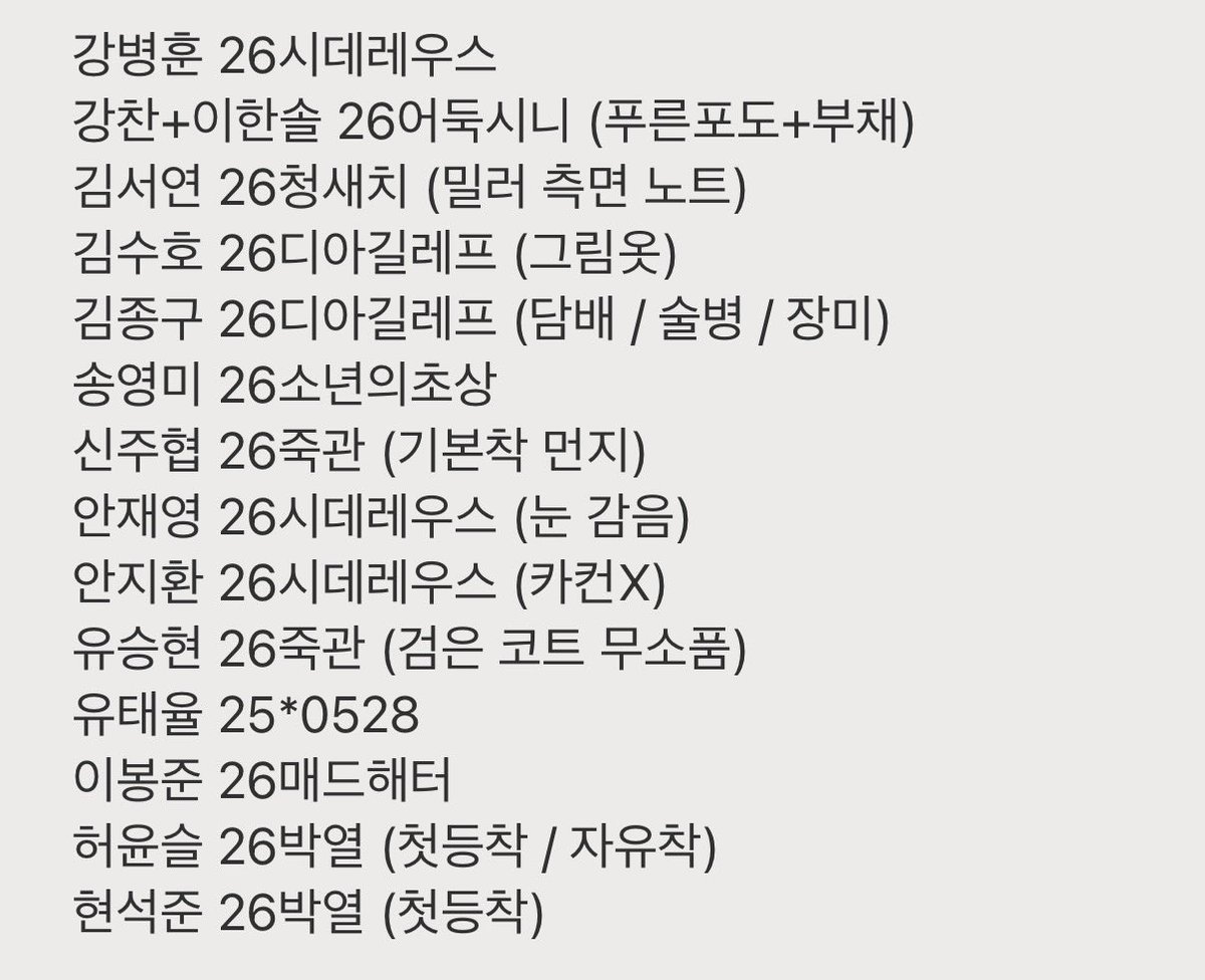 nnPUPPYnn's tweet photo. 연뮤 폴라 교환
저:
ㅅㅊㅇ) 강병훈 김서연 김수호 김종구 송영미 신주협 안재영 안지환 유승현 유태율 이봉준 허윤슬 현석준

🪽:
임강성 (윌윌윌 우대/ 브깜 /시지프스)

맘찍 후 디엠주세요! https://t.co/kBEA3KA3Ce
