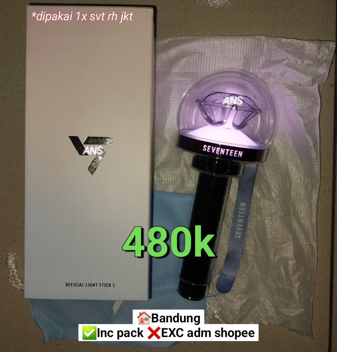 RiceuVobo's tweet photo. [HELP RT]
WTS // want to sell jual aab seventeen svt 세븐틴 포카 양도

•Lightstick caratbong v3 ver3
💰480k

•Bongbongee official lightstick parts keyring
💰110k

✅️INC packing ❌️EXC adm🍊
🏠Bandung
‼️not for sensitive buye https://t.co/aabcCtdAYk