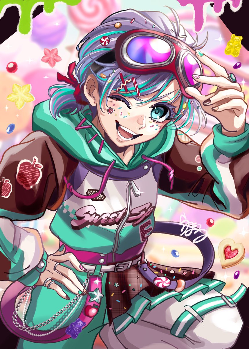 RMN_budou10's tweet photo. 幻覚スウィートアバター!!🍎🍬🍭🧁 https://t.co/yoBeFqw0pT