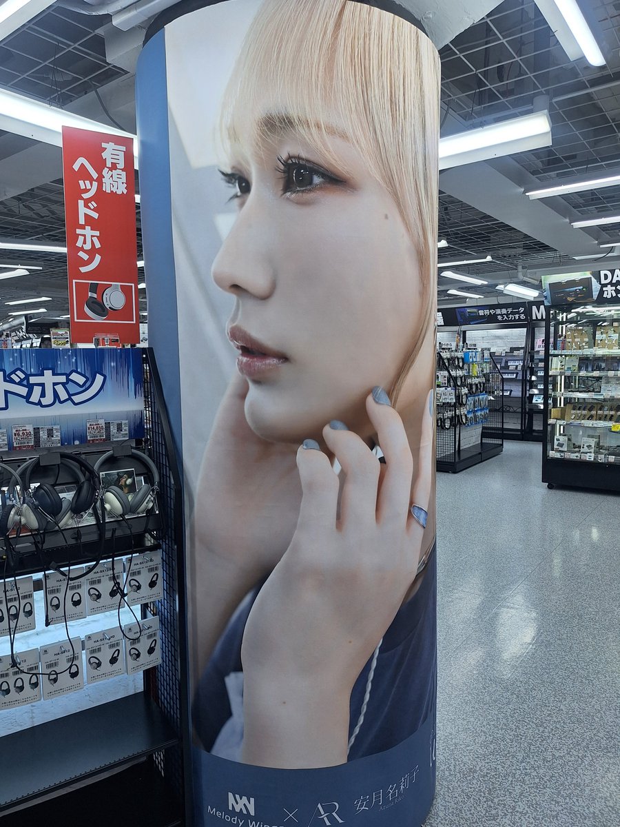 ozuanime's tweet photo. 池袋ヨドバシ4階の等身大パネルを見に来た。

隣になんか見覚えのある顔あるなと思ったら亜咲花で爆笑

CAT entertainment魂を感じる…… https://t.co/tvsmzLIqAT