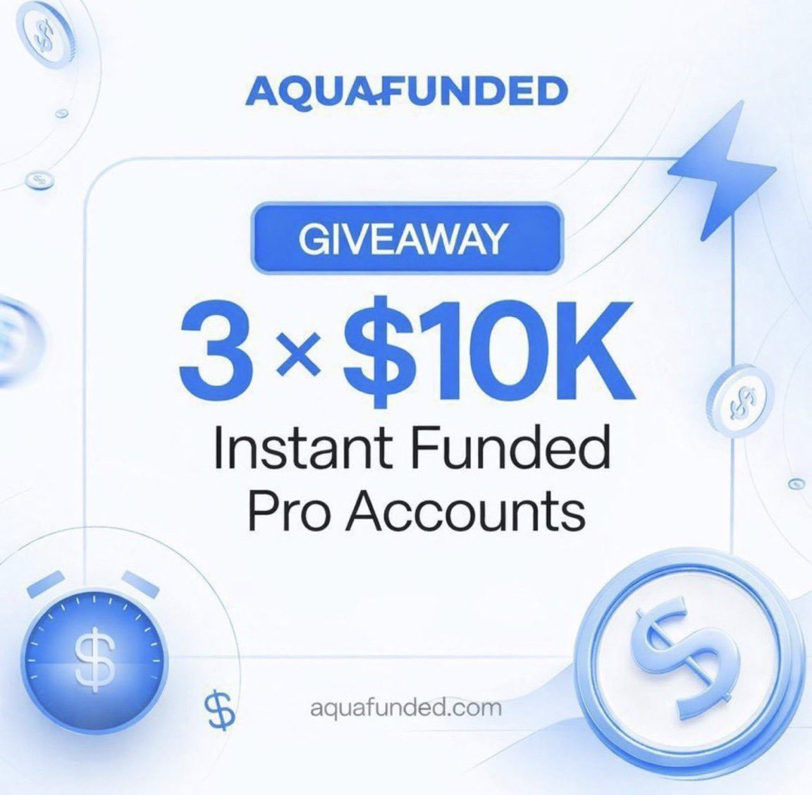 justmendex's tweet photo. Giveaway 🔥 3x$10K Aqua Accounts 

Follow @aquafunded, @aqua_futures &amp; @lewisaquafunded @justmendex @HeyAbdallah 

Like &amp; Retweet

Tag 2 traders

Winmers in 72h using Grok https://t.co/WCSsnBL1WU