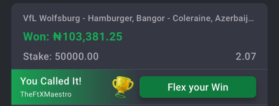 TheFtXMaestro's tweet photo. The Streak Lives On! ANOTHER 2 ODDS BANKER BOOM 💰 !!!!!!   

Congrats if you got on. 

Get those funds ready,  let’s go again today 💪🏽🧏🏽‍♂️. 

#StakeResponsibly 🔞 https://t.co/UuKiii8WR9