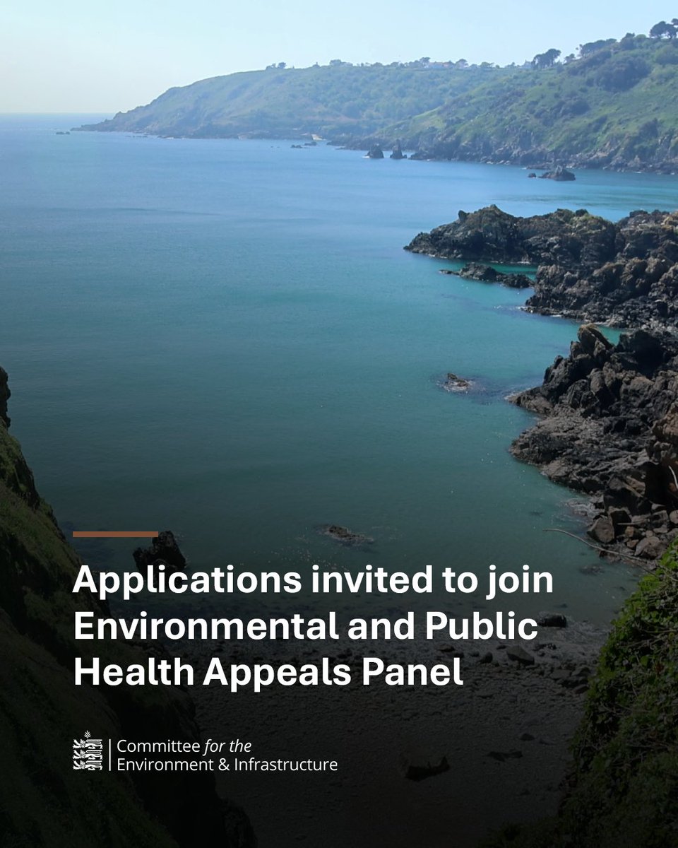 Govgg's tweet photo. Islanders are being invited to apply to join the Environmental and Public Health Appeals Panel.

Anyone interested in applying can send an expression of interest and their CV to lauren.stubbert2@gov.gg by 31st October 2026.

Read more at https://t.co/Mp0qBSKEqR https://t.co/juXaCx9ZvD