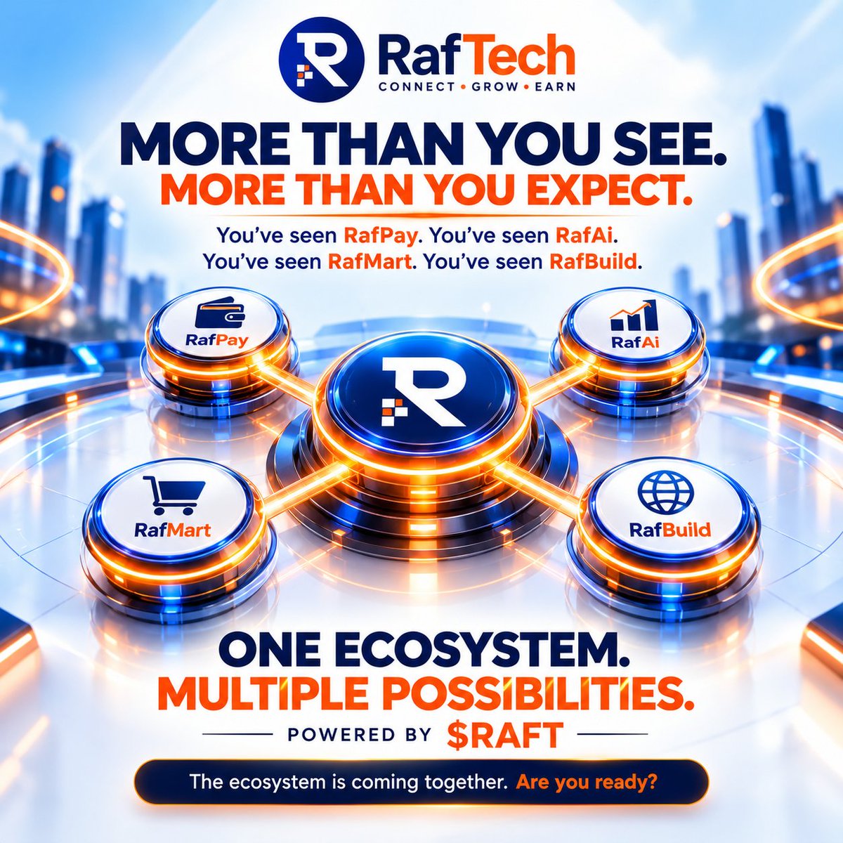 GoRaftech's tweet photo. CeDeFi Is About Connection

CeFi gave us accessibility. DeFi gave us decentralization.

CeDeFi asks a bigger question:

What happens when we connect the strengths of both worlds?

That is the direction RafTech is building toward.
From RafPay and RafAi to RafMart, RafLearn, RafSocial, RafBuild, RafQuiz, RafCircle and RafFoundation, RafTech is creating an ecosystem where different digital utilities can work together.

And as we approach the RAFT launch in November, the token becomes part of that bigger ecosystem story.

We are not building around a token.

We are building an ecosystem for the token to have utility. 🚀

#RafTech #RAFT #CeDeFi #DeFi #CeFi #Web3