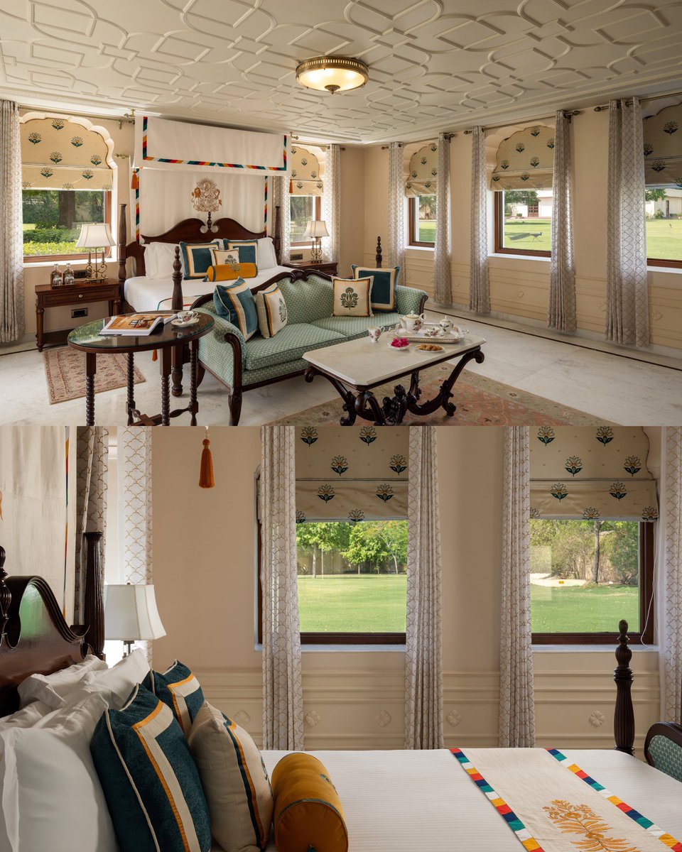 Rambaghpalace's tweet photo. Where every stay is steeped in timeless grandeur.

Thoughtfully designed to reflect the palace’s rich heritage, each room at Rambagh Palace brings together regal character and refined comfort. https://t.co/MiJ6wHcpH4