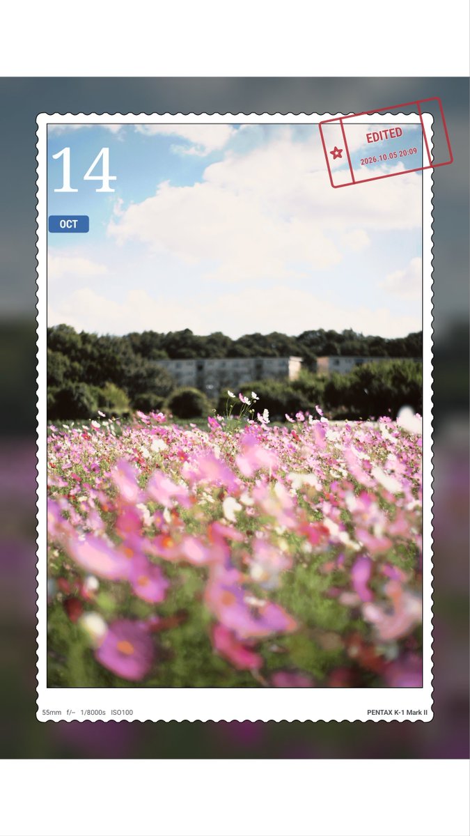 AiRu_Pentax's tweet photo. #Exigram
切手風のインスタ載せてみたけどどうなんじゃろ、個人的には16:9の背景全部スモークガラスがほしいかも https://t.co/ANufo4itjn