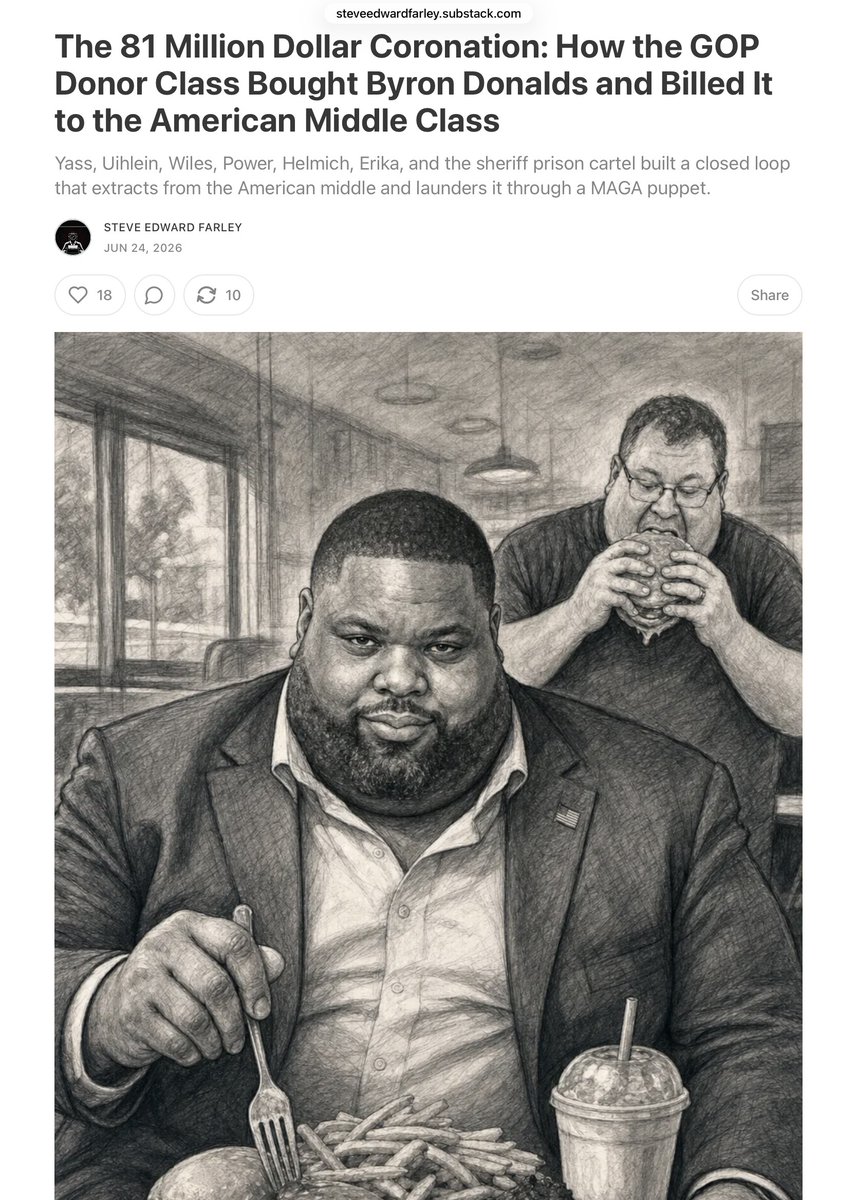 KilkennyTek's tweet photo. @Billhelmich #FL19 had a guy who skipped over 150 votes. Pretty much means my kitchen table in Fort Myers wasn’t represented in Congress. We also had a charter school #ByronDonalds used as his cash machine. I wasn’t allowed to do Insider Trading from my kitchen either. #NeverByron https://t.co/bWeYWMp6Yt