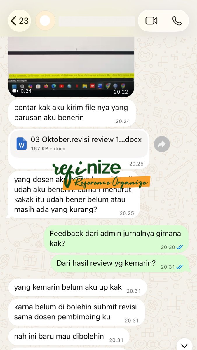theonlyhimm's tweet photo. Alhamdulillah, terimakasih sudah mempercayakan tugas teman-teman kepada Refinize.

Jasa revisi artikel dosen dan reviewer

 #jokitugas #joki #publishjurnal #zonauang https://t.co/vnGjODXzGC