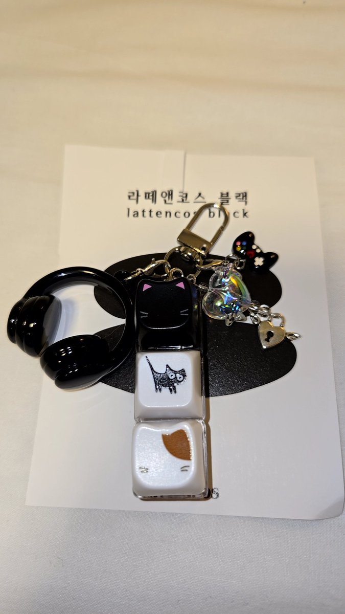 9636ibustam's tweet photo. ちょっとおでかけしてきました✨
キーボードキーホルダー！(*≧∀≦*)

猫とコントローラーとヘッドホンだよー
地味かもだけど、私っぽいでしょ？ https://t.co/TffYpDDjrr