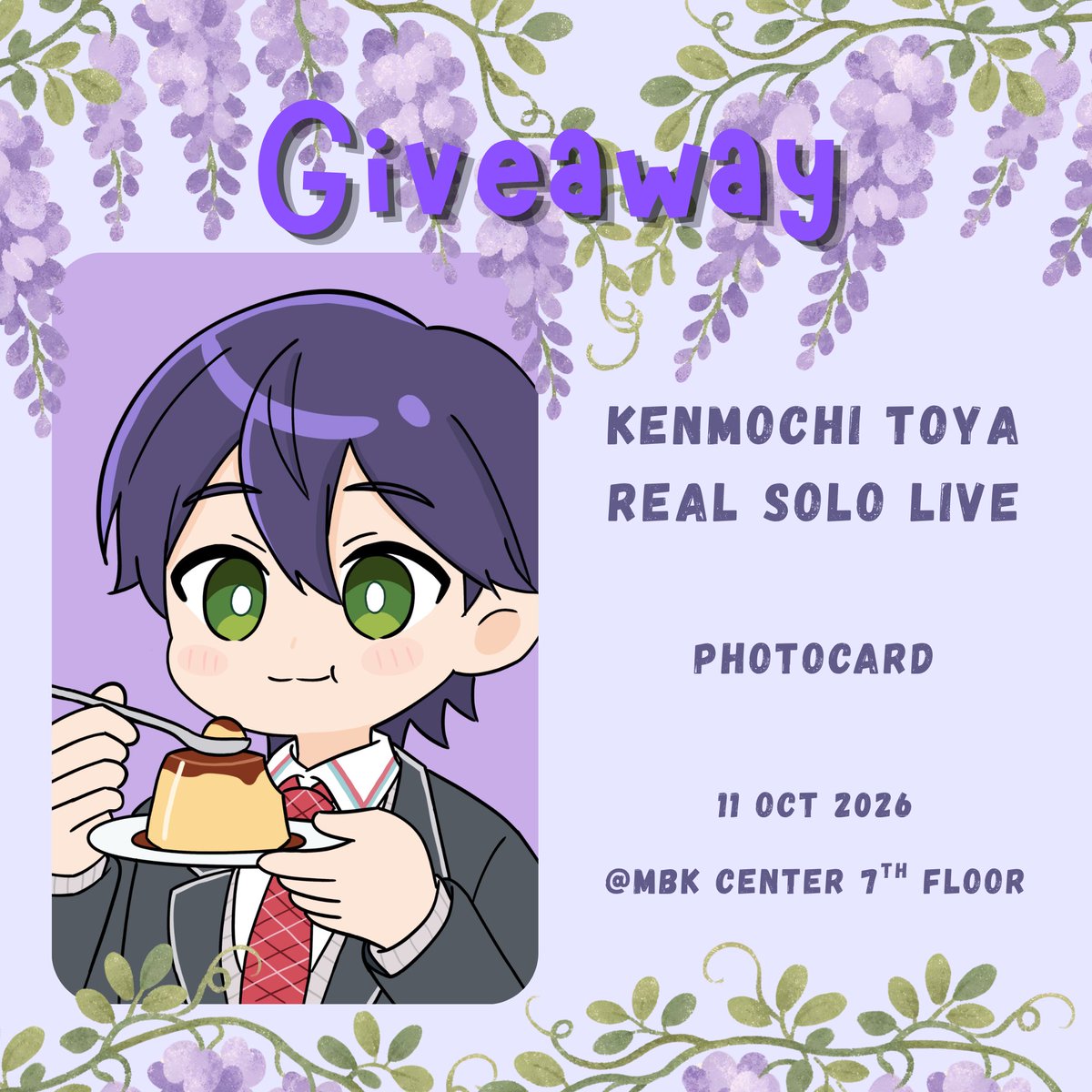 ben29370's tweet photo. Giveaway 🥳🎉
Kenmochi Toya Real Solo Live
⚔️ Photocard ⚔️
📆: 11 Oct 26
📌: MBK Center ชั้น 7
🕒: TBA

ประสบการณ์ทำกอว.ครั้งแรก แวะมารับหรือมาแลกกันได้นะคับ 🥺
#กอวด้อมนิจิ https://t.co/OsEQaWwvWb