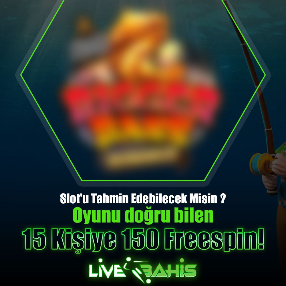LiveBahisCO's tweet photo. SLOT OYUNUNU TAHMİN EDEBİLECEK MİSİN ? 

Slot oyununu doğru tahmin eden 15 üyemize 150 freespin dağıtılacaktır ! 

Kullanıcı adını yaz , Tahminini yap, KAZANAN SEN OL !

RT İLE KAZANCINI DESTEKLE ! 
Etkinlik Bitiş zamanı 06.10.2026 12:00 https://t.co/fast14JHbd