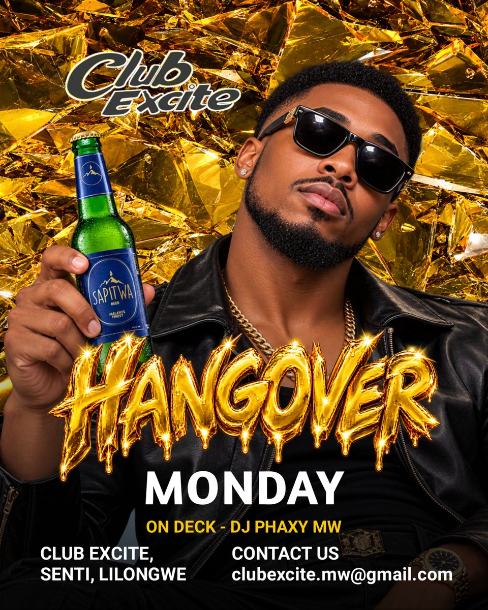 clubexcite265's tweet photo. HANGOVER MONDAY!
DJ Phaxy MW on deck at Club Excite.
π Senti, Lilongwe
Monday isn't boring anymore. Pull up!
#HangoverMonday #ClubExcite #DJPhaxyMW #LilongweNightlife #NightlifeMalawi https://t.co/jlJegSOXZY