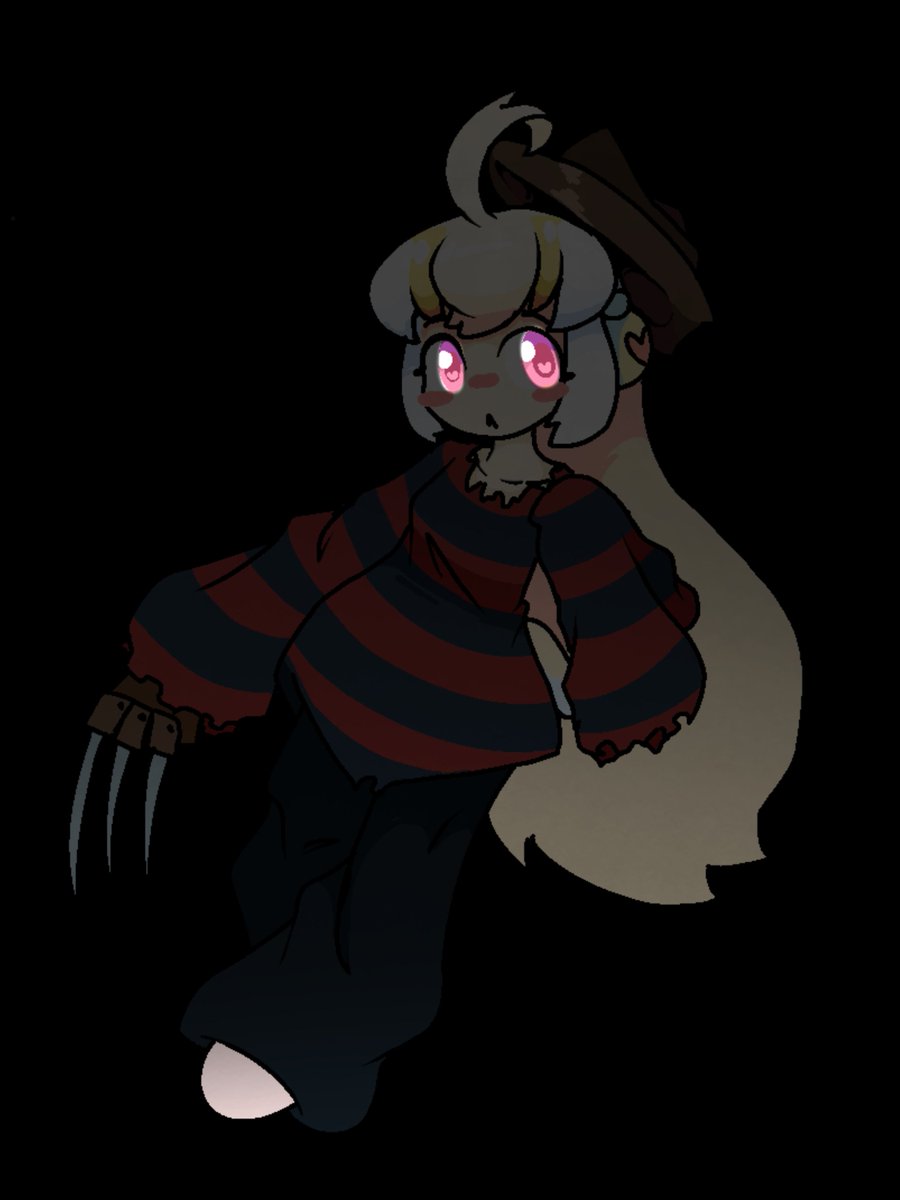 Medrako1's tweet photo. One, two, Freddy's coming for you!~🎵 
#whitebluepenguin #oc #orifure #FreddyKrueger #ANightmareonElmStreet #penguingirl #hallowen  #kemono_friends 
#ホワイトブルーペンギン #オリフレ #フレディ・クルーガー #エルム街の悪夢 #ペンギンガール #ハロウィン #けものフレンズ https://t.co/epR2HY59Ft