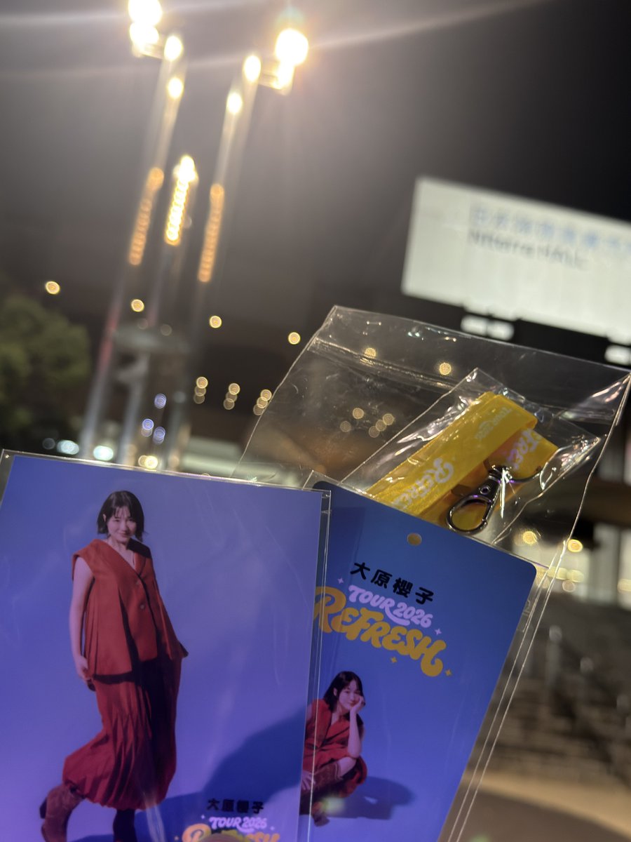 ryokane3920's tweet photo. 2026.10.4
個人としては2年ぶりのツアー!

席は真ん中2列目の通路側だったのでとても近かったし、何回も目が合って嬉しかったです!

高1の時のアルバムのあの曲が聴けるとは思わず凄く感動しました!

さくちゃんの歌声は唯一無二だし、改めて好きになりました。
やっぱり一生の推しですね

#大原櫻子　#REFRESH