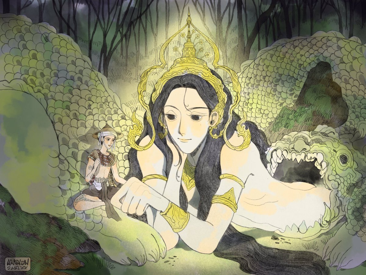 siameseterrace's tweet photo. hello! i’m thai 🇹🇭
lately, i’ve been obsessed with these thai mythical creatures. hope you enjoy. 🪷🪷 https://t.co/07akzcd0Tx