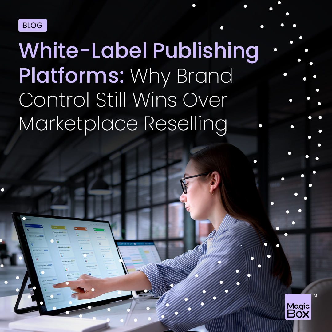 getmagicbox's tweet photo. Don't let a marketplace become the face of your content. White-label publishing helps K-12 publishers keep control of their brand, digital experience &amp; customer relationships. https://t.co/6JA1WK1mMe
#K12Publishers #EducationalPublishers #WhiteLabelPublishing #DigitalLearning https://t.co/OGJpZFpo5W