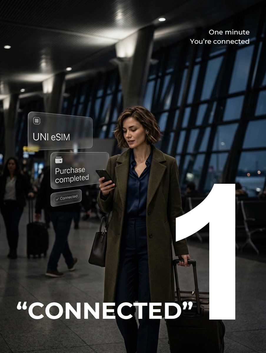 uniai_labs's tweet photo. 108 countries. 1 minute. Pay with AIOT. 

Get connected fast with UNI eSIM — no SIM swapping, no Wi-Fi hunting.

Travel global. Stay connected. Pay with AIOT.

#UNIAI #UNIeSIM #eSIM #AIOT #Travel https://t.co/4dnUyMnrK7