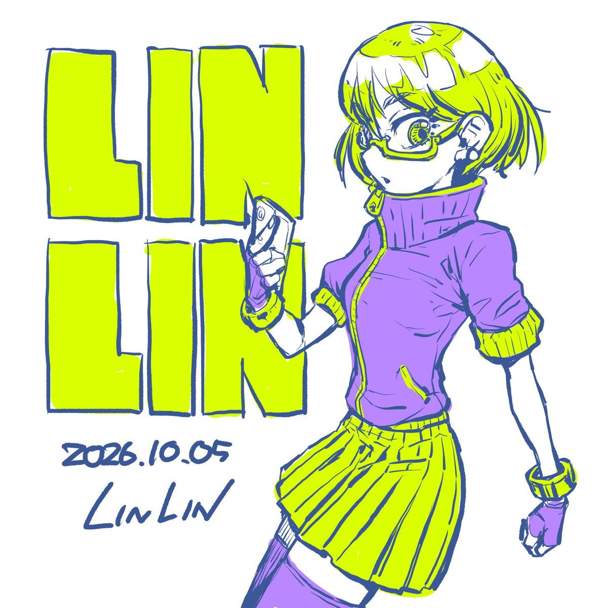 LINLIN_sofvi's tweet photo. 今日の落書きです https://t.co/BtJuUKieBk