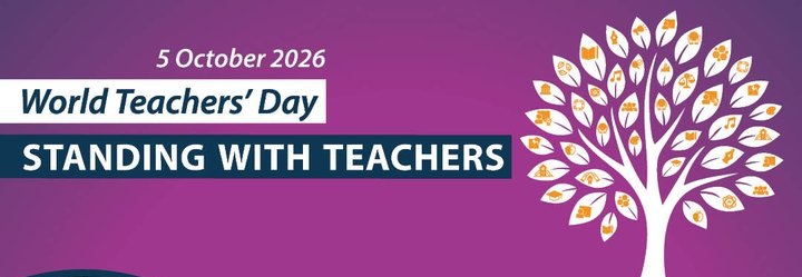 EduintAfrica's tweet photo. Today marks 60 years of celebrating teachers around the globe. it's a time to reflect on the vision of 1966 recommendations on the status of teachers and ensure its full implementation. Teachers deserve to be valued, respected and supported.
#worldteachersday https://t.co/DqUDhSdr85