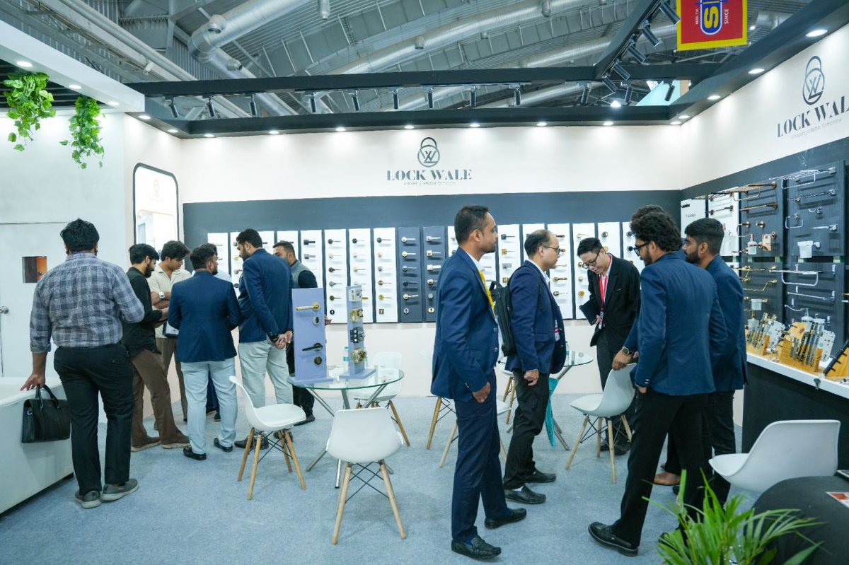 BIECentre's tweet photo. #HBLFShow Bengaluru 2026 wrapped up at #BIEC! 🏗️Three days (Sept 25-27), 150 exhibitors and 8,000 visitors, with hardware, building materials, lighting, kitchens and furniture under one roof. 

Have an event in mind? 📩 info@biec.in  #Bengaluru #InteriorDesign #Architecture https://t.co/bNaClUdj70