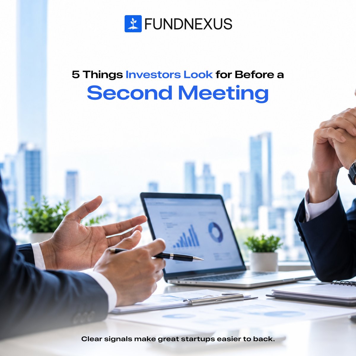 Fund_Nexus's tweet photo. 5 signals investors check first:

1. A real problem
2. Early traction
3. Clear numbers
4. A team that fits
5. Open communication

Founders: which one is your strongest today?

#FundNexus #StartupFounders #VentureCapital https://t.co/SJ6l3ajmPz