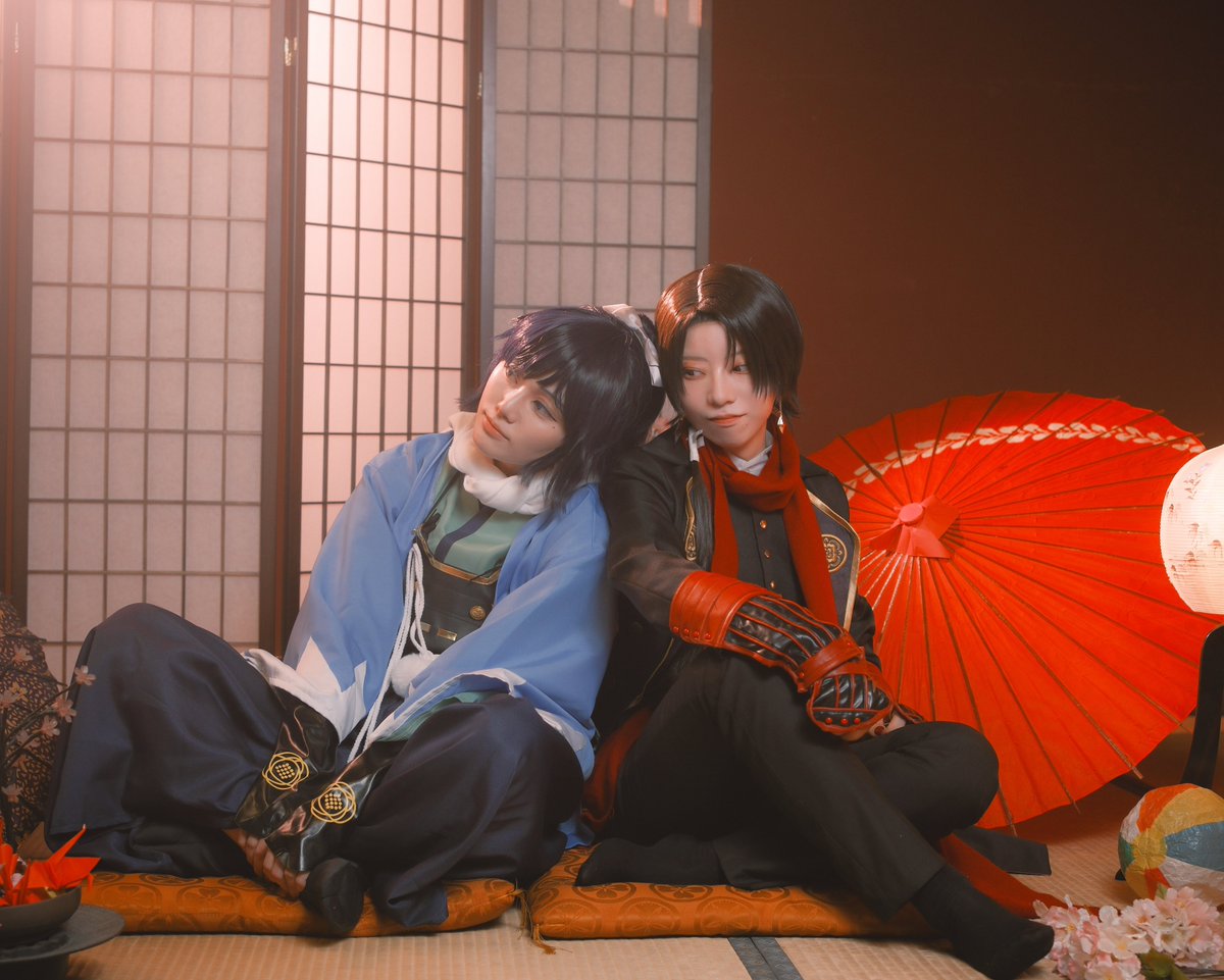 aneko777_777's tweet photo. cosplay/刀剣乱舞
沖田組

隣に居てね

photo:@ark_nknk https://t.co/nKMU1i1byx
