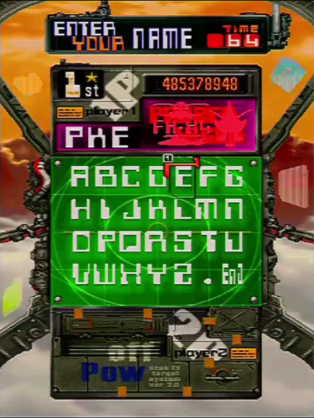 Plasmo_STG's tweet photo. 【🏆WR News🏆】

Game: Ketsui
Category: Type B, Omote

Old record: 481,402,383 (Arcadia November 2014)
Player: SPS

New record: 485,378,948
Player: PKE

Replay: https://t.co/kInbjM0Zby https://t.co/ZDCas1Z166