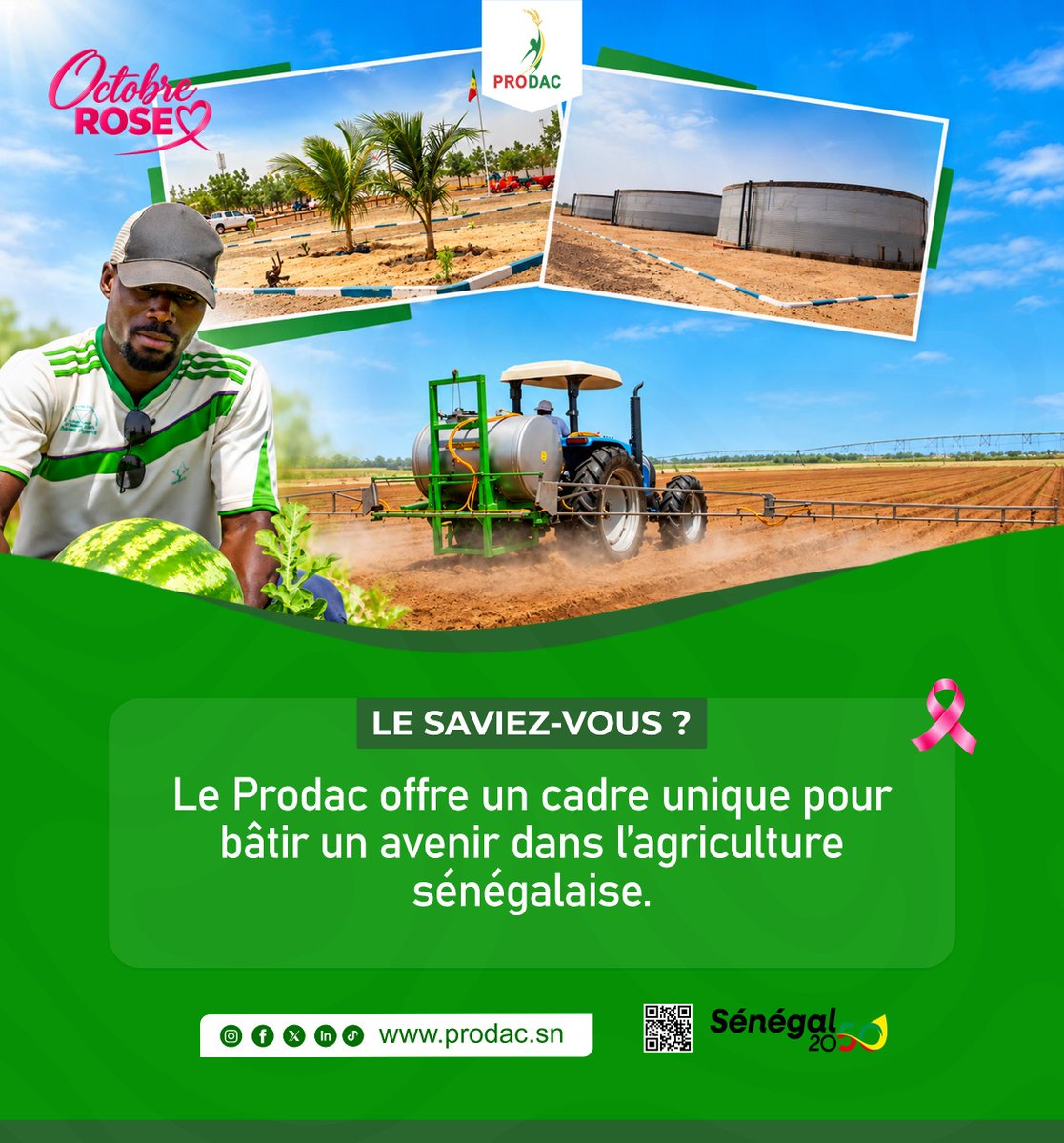 ProdacSenegal's tweet photo. Ne laissez ni les doutes ni les difficultés vous détourner de vos objectifs. Avancez avec courage, persévérance et discipline. Chaque effort compte et chaque pas vous rapproche de la réussite.
Bonne semaine à vous !
#Prodac https://t.co/wDVnrDU8b9