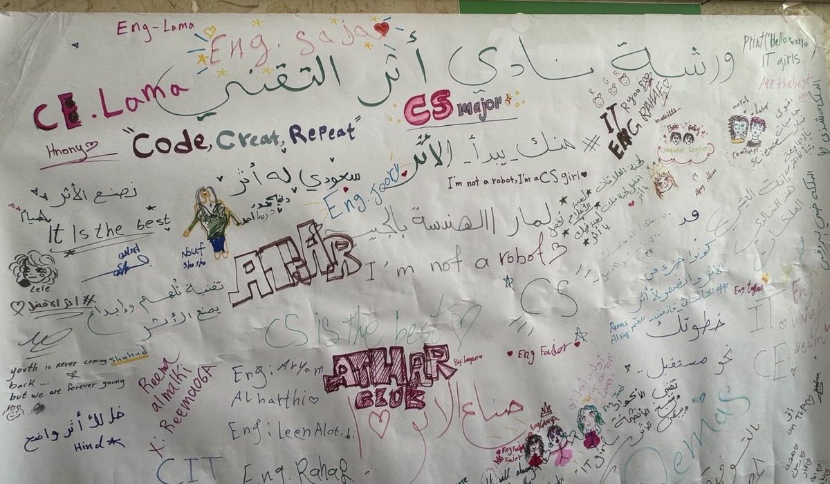 davyxiy's tweet photo. انبسطت جدا اليوم وانبسطت بكل الناس اللي شفتها كانت فعالية اكثر من رائعه والحمدلله اننا قدرنا نطلع بهالنتيجه مو آخر فعالية انظمها ترقبوا الجاي 🤍🤍
#منك_يبدأ_الأثر https://t.co/LPn9Dde4uO