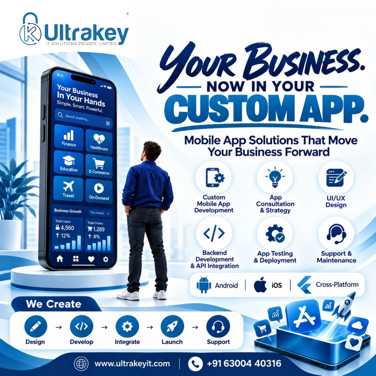 UltrakeyIT's tweet photo. Build powerful Android, iOS & cross-platform apps with Ultrakey IT — from design to deployment.
🌐 https://t.co/GY9efs7Gco
📞 +91 63004 40316
#mobileappdevelopment #androidappdevelopment #iosappdevelopment #uiuxdesign #ultrakeyit https://t.co/I1dzvZfWBk