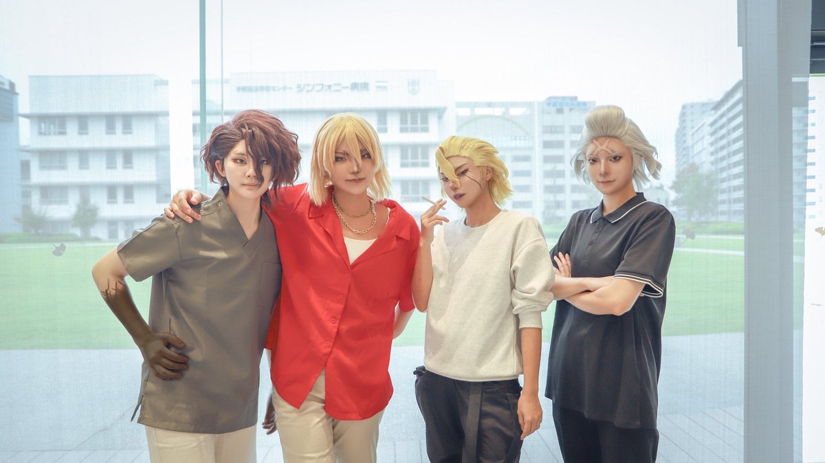 nannan77nappi's tweet photo. ⚠cosplay
dcstコラボ衣装併せの集合写真‼️🎆

📸→ @koino_camera 

#ミヤテラ https://t.co/YjmdA14AiR