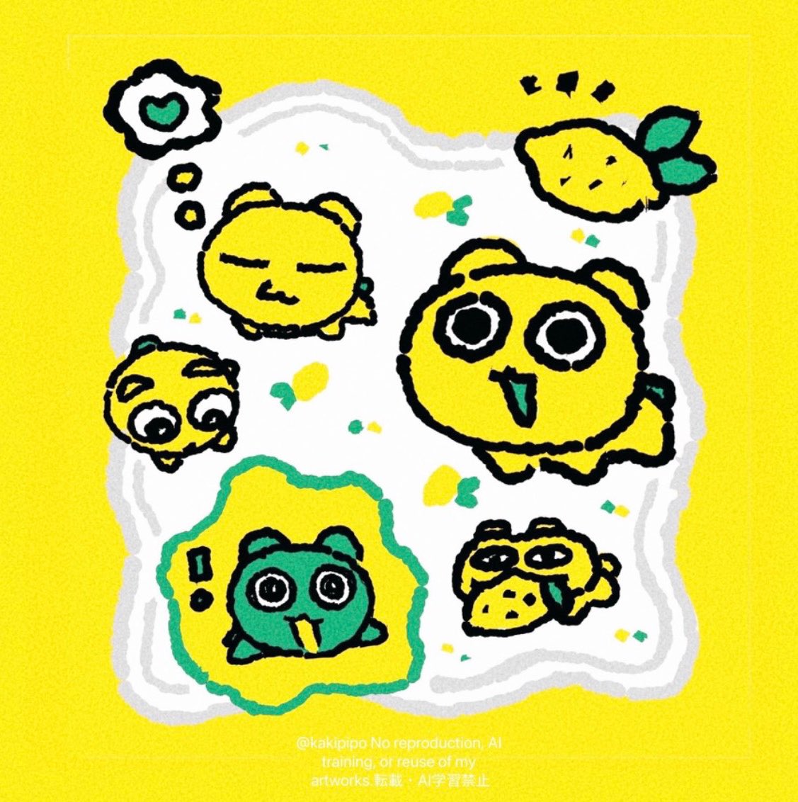 kakipipo's tweet photo. #レモンの日🍋 https://t.co/6lku3pxHtw