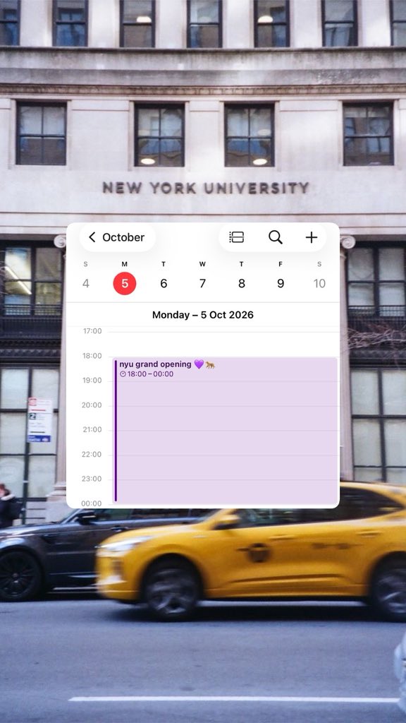 nyuniversit's tweet photo. Chegou o momento! Hoje, às 18h, acontece a abertura oficial da NYU 💜🐆 Ansiosos para o início dessa nova era? #NYUGrandOpening https://t.co/VsdWE8l5Jf