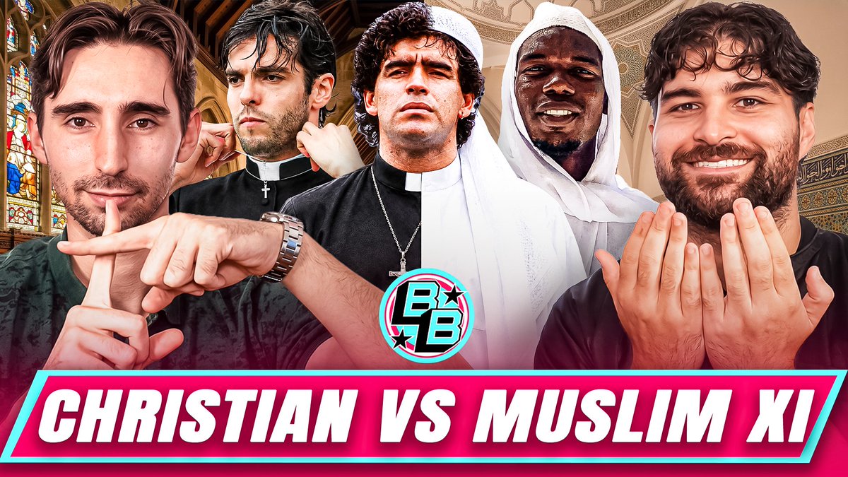 BarraBruvvas's tweet photo. ALL TIME CHRISTIAN VS MUSLIM STARTING XI! ✝️☪️

OUT AT 6PM! 🚨 https://t.co/yE6oWcqQQq