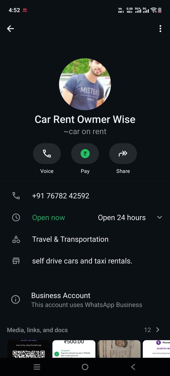 Rahul91090089's tweet photo. @dmgbnagar @noidapolice 
Paid ₹500 as a token amount to a local car rental agency on 2 October. Later, they refused the booking due to the destination and promised to refund the amount within an hour. Despite repeated calls and messages, the refund has not been made. Please look https://t.co/PFRqvtw2Ig