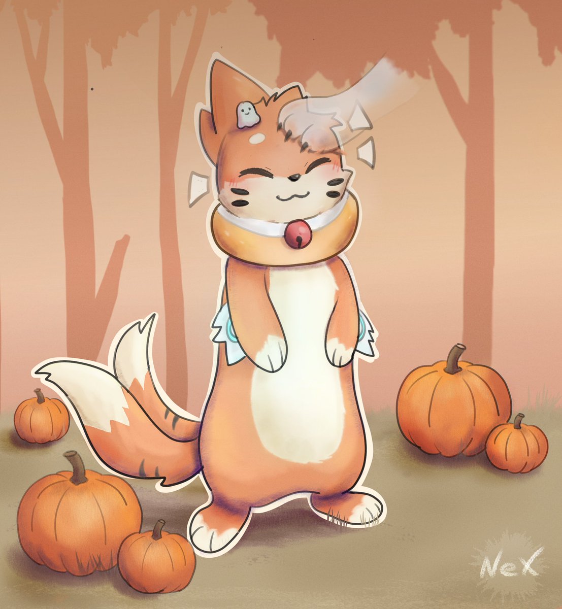 NexssRed_'s tweet photo. Empezó el mes ya hace días pero aún asi, feliz comienzos de octubre :D
#buizel #Pokemonart #october https://t.co/IpleQ1VRlu