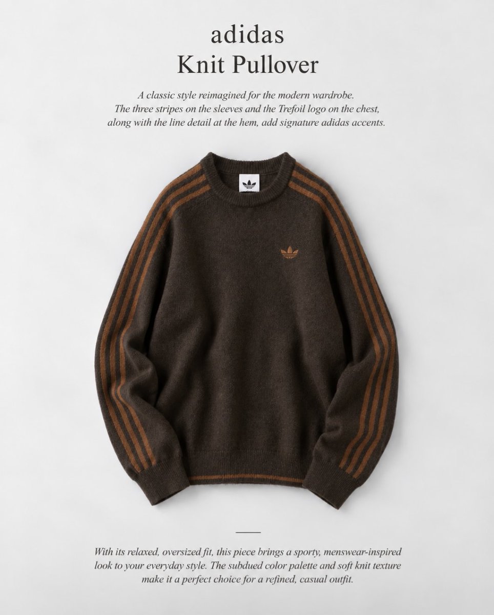 s_selectman's tweet photo. まって、adidasニット配色可愛すぎない？ https://t.co/aUgQJAB5XC