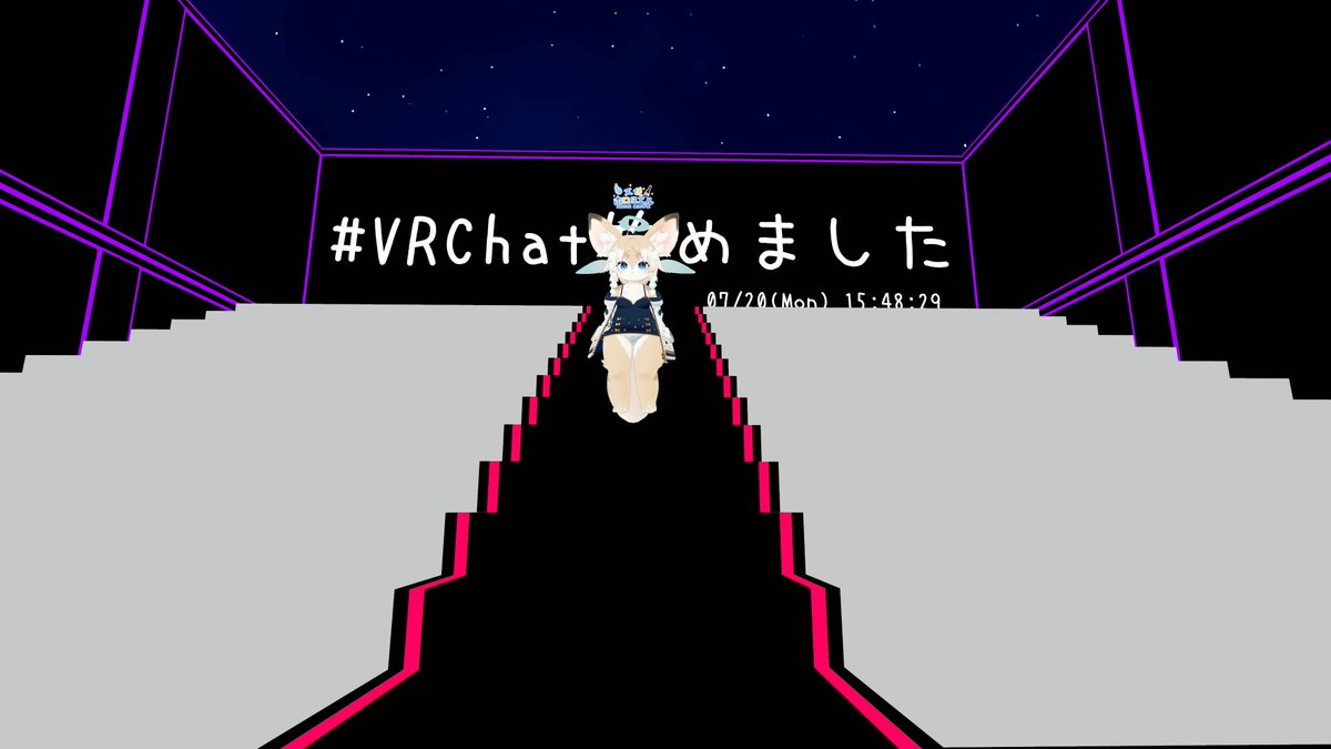 kunuvkunurc's tweet photo. ゲーム自体は夏くらいから入れてたけど漸く最近本格的にやりはじめました…！！！
まだ色々拙いこともありますが、仲良くできるとうれしい！！！！✨️
#VRchat始めました https://t.co/jfwB28e6NV